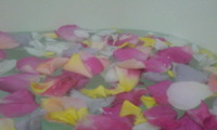 花びら風呂